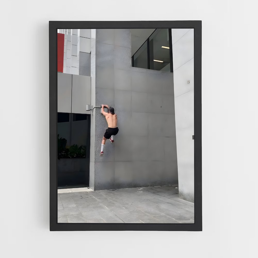 Poster L'Art de la Chute – affiche Parkour et freerun (vue 2)